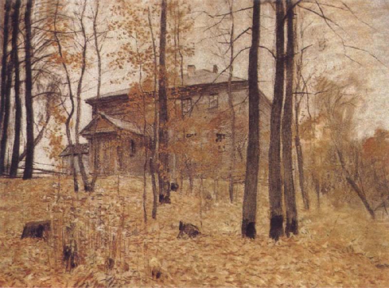 Autumn-Garden Plot, Levitan, Isaak